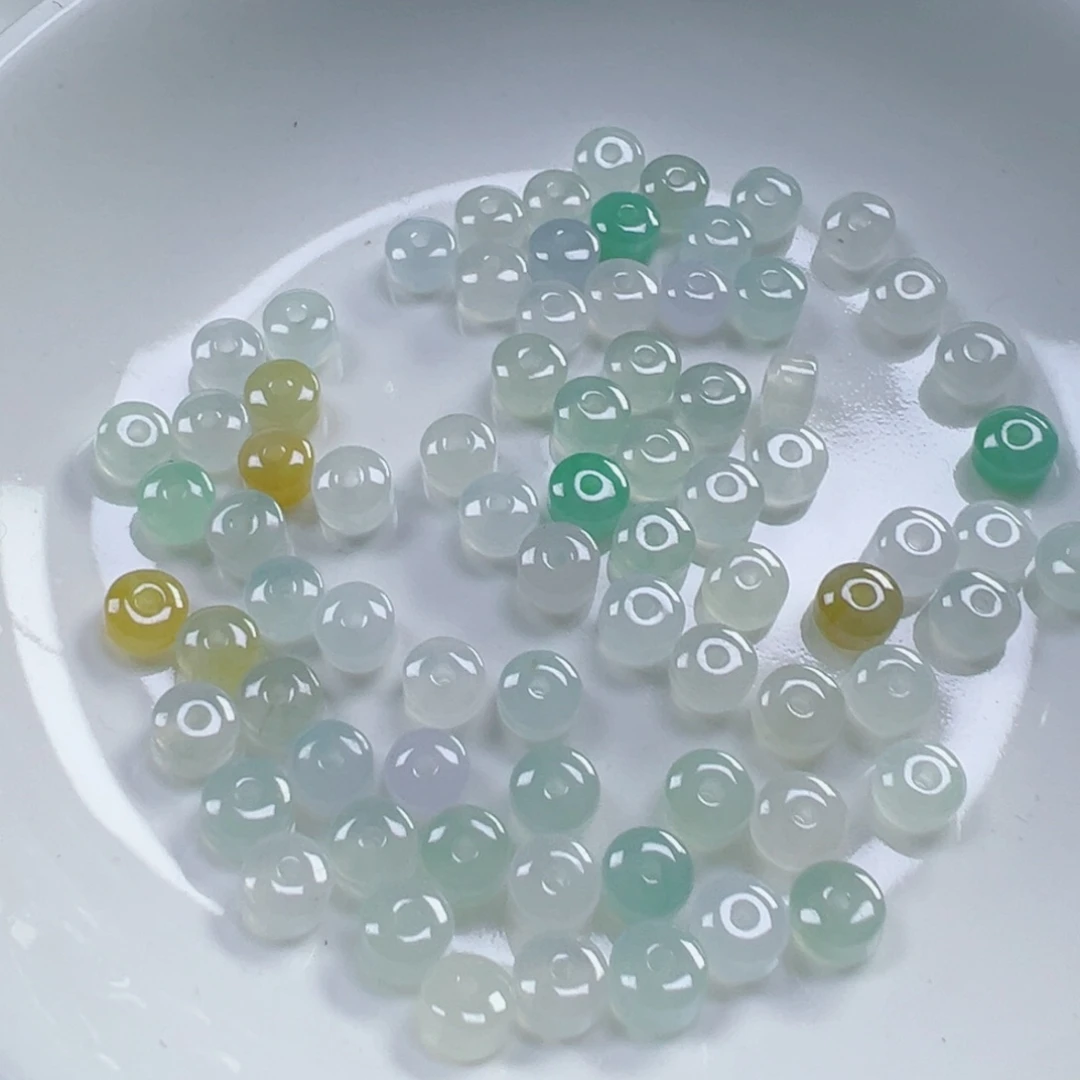 散珠翡翠卡5.5桶珠一个可挑