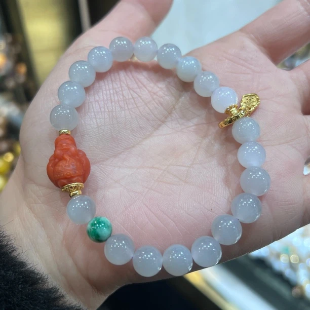 925银手链 【欲韵财盛】新中式烟紫手串百搭气质（招米必备）