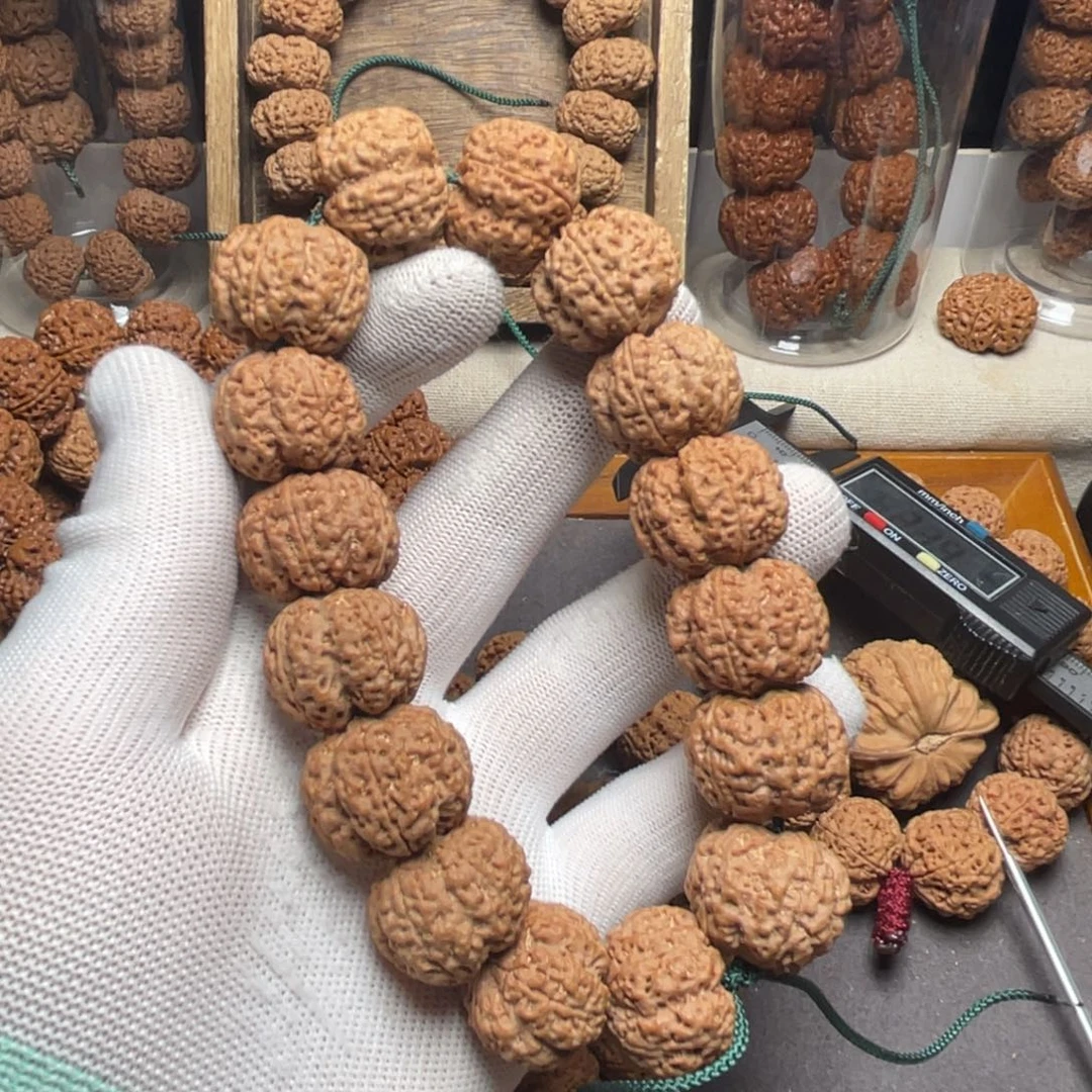 金刚菩提手串ā****ǖ古龙凹底梅花双龙24左右