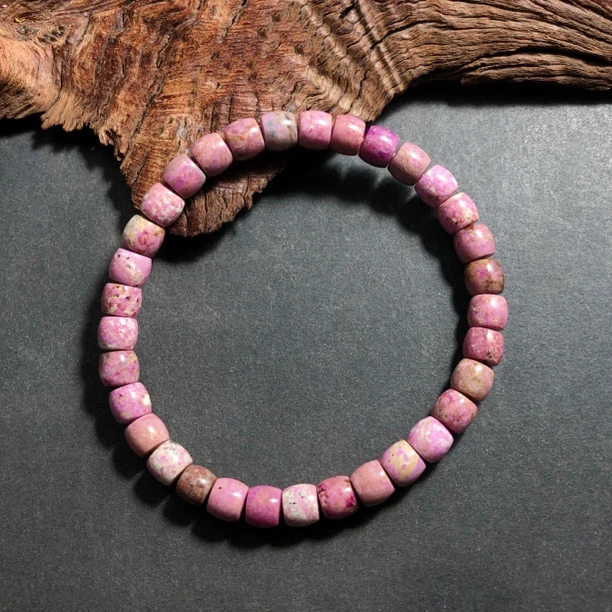 【圣芭黎】天然舒俱来手串桃红樱花老型珠Y6/D1154多样性发一