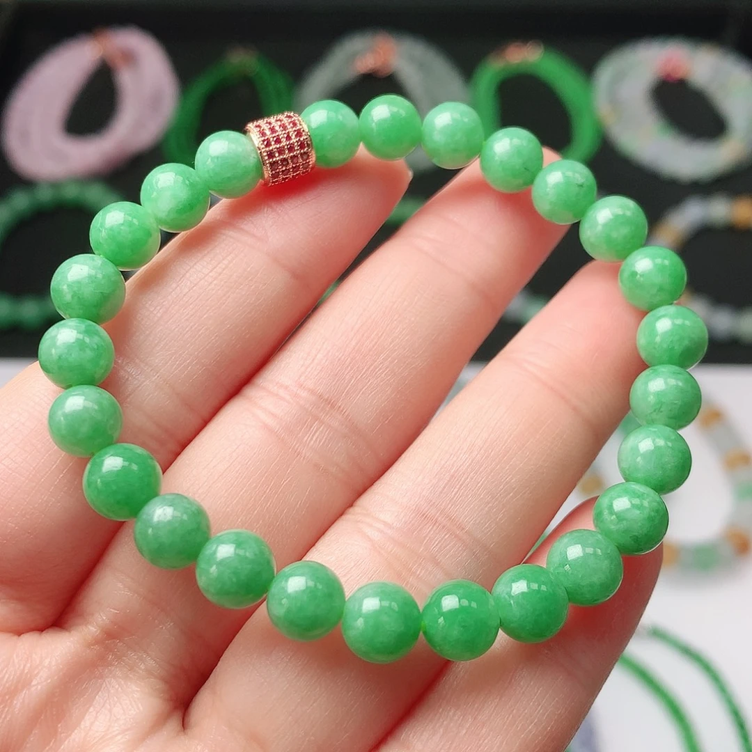 翡翠未镶嵌手链翡翠