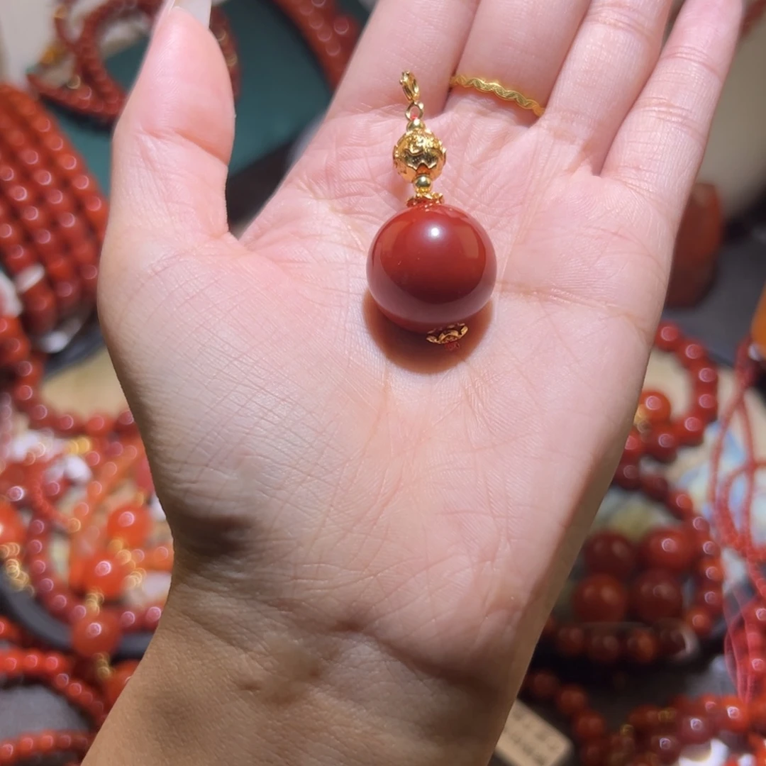 南红玛瑙未镶嵌手串19mm