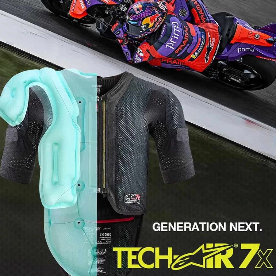 A星supertech air 7x气囊新一代赛用摩托车气囊系统护甲衣