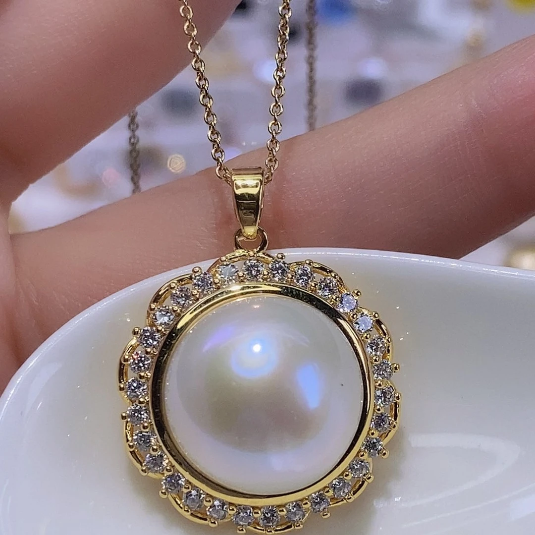 淡水珍珠合金颈饰
