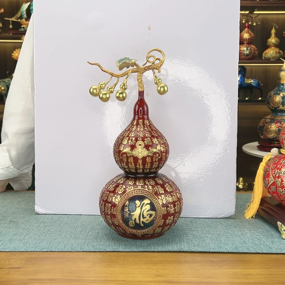 【闪购商品】B****n全铜百福葫芦中号高30