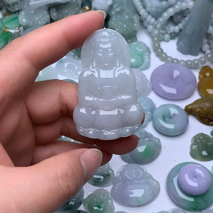 翡翠未镶嵌颈饰天然翡翠