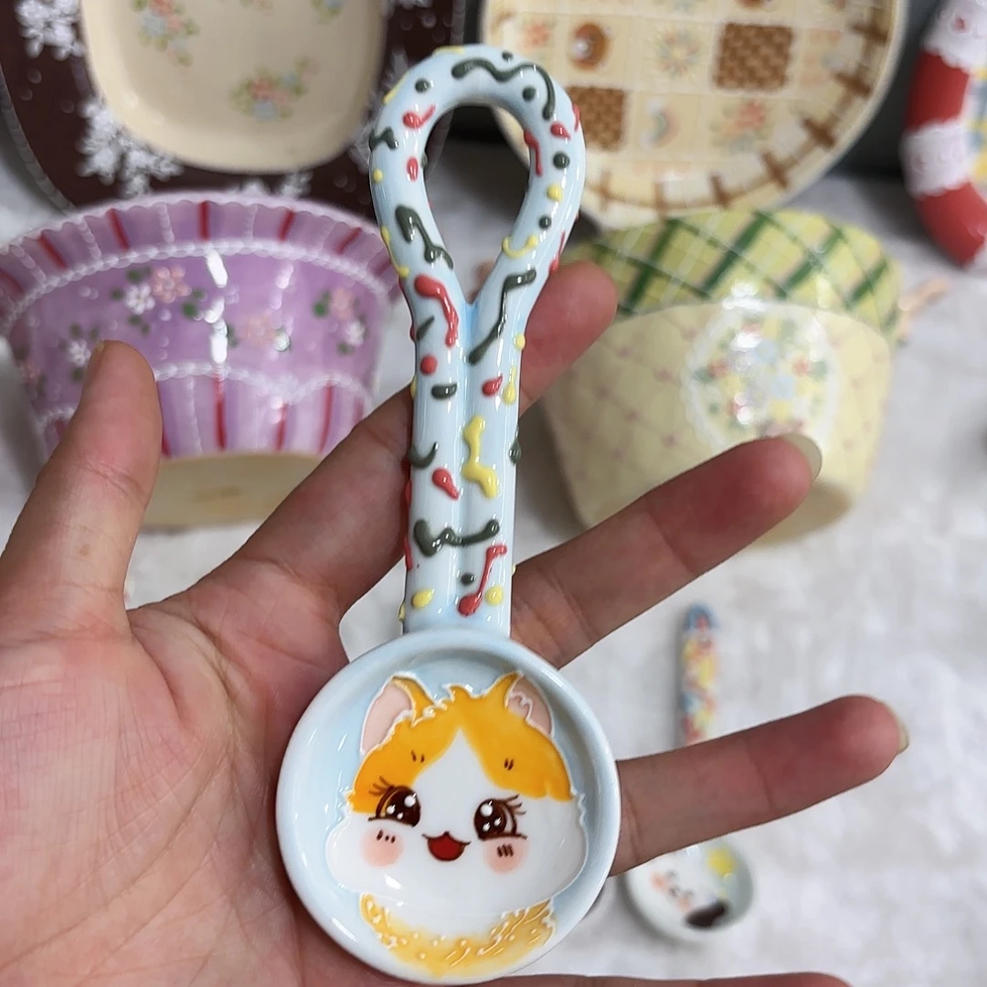 手绘高温釉下彩陶瓷
