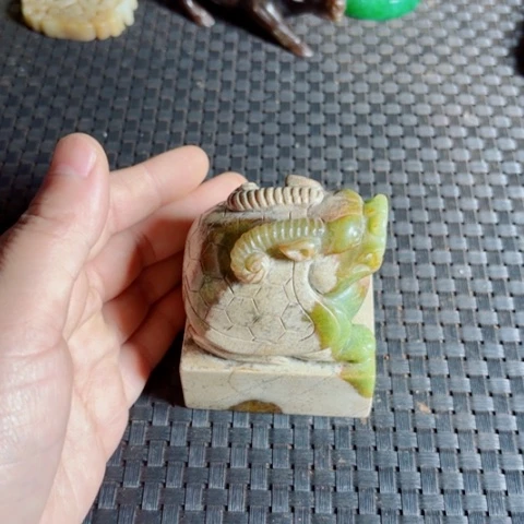 紫金钵盂菩提把件