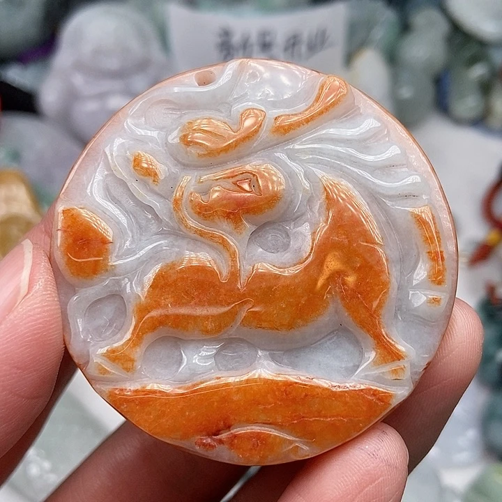 未镶嵌挂件翡翠翡翠