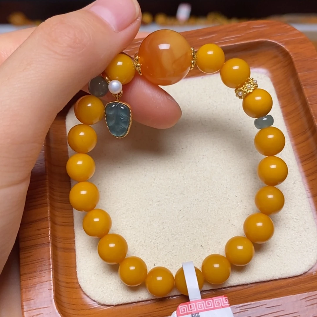 【闪购商品】未镶嵌蜜蜡手链手串