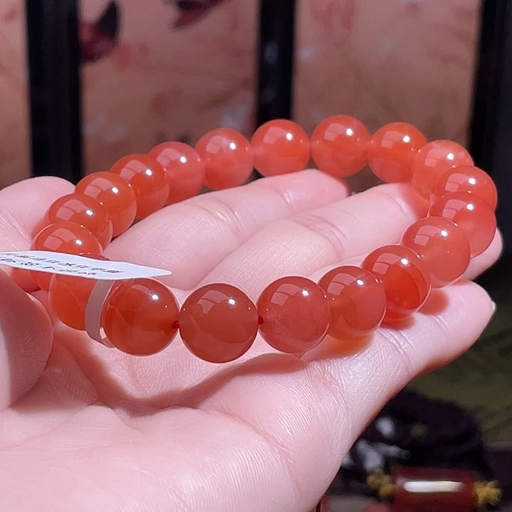 南红玛瑙合金手链53584