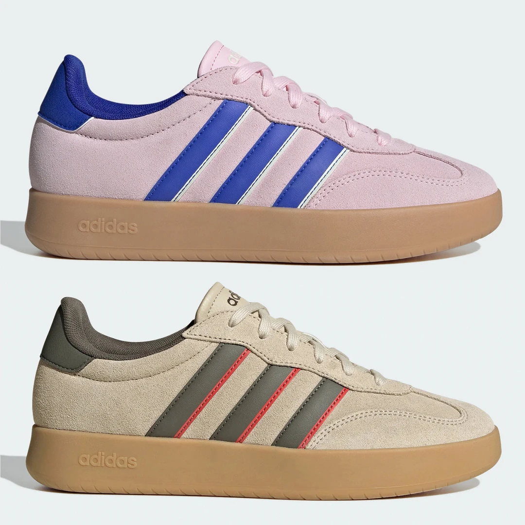 阿迪达斯BARREDA耐磨低帮运动休闲板鞋JP7106 JP7107 JP7100