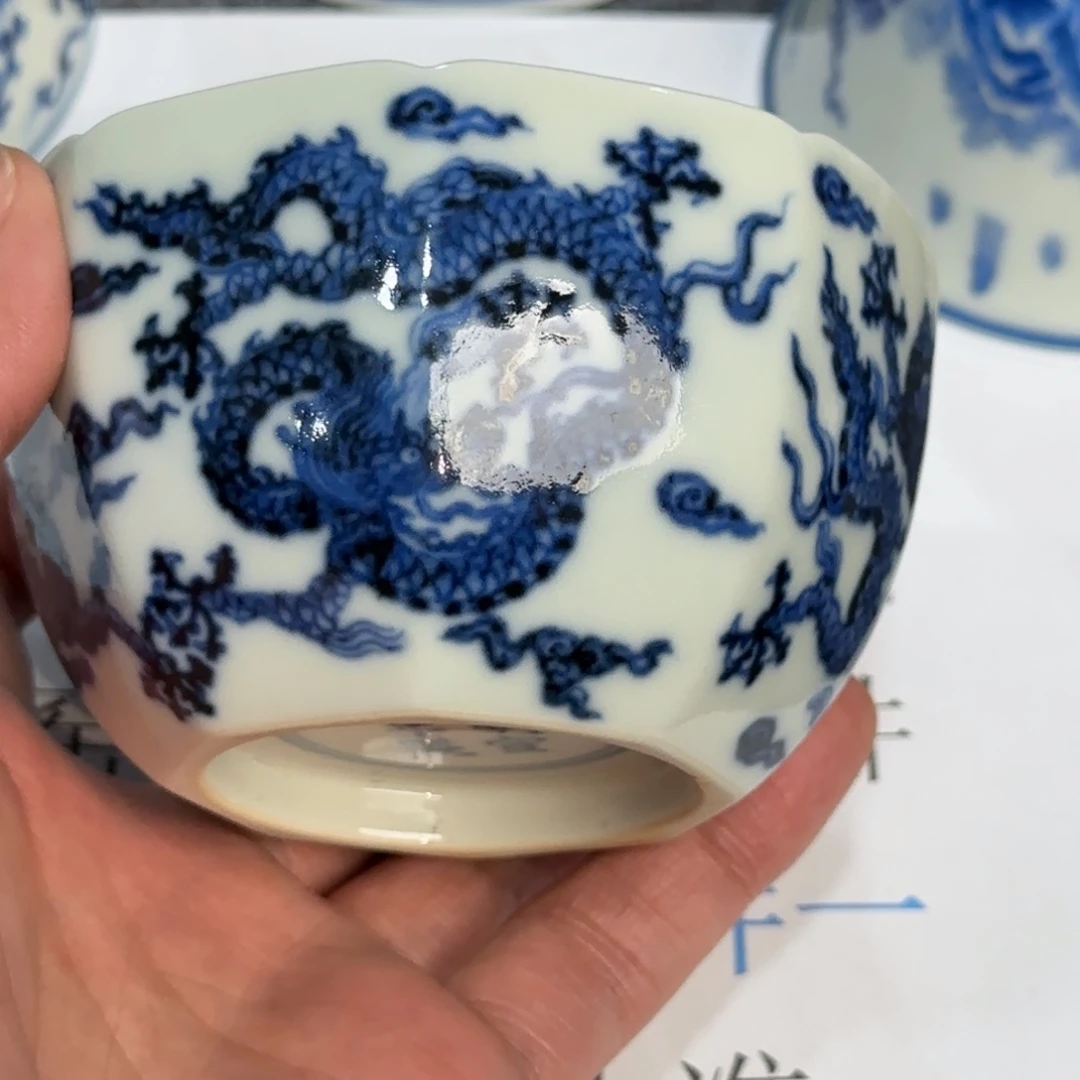 A***y瓷杯子当代仿古精品全手工