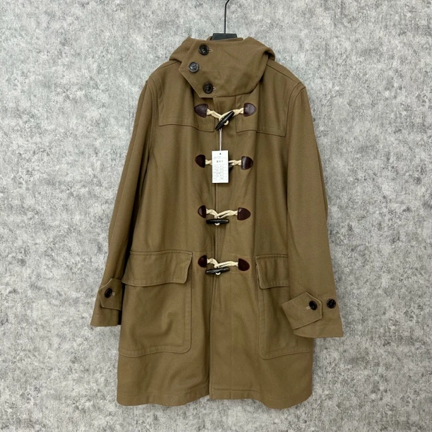 95新 BURBERRY/博柏利 Burberry咖色牛角扣大衣