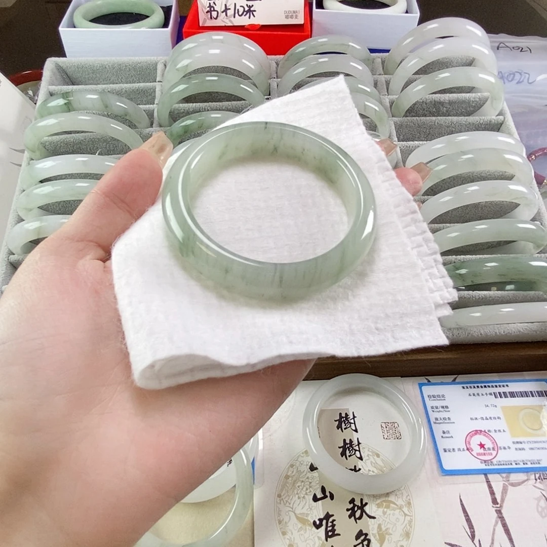 石英质玉手镯未镶嵌D****rA020