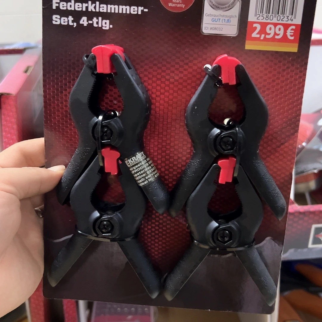 D147黑色夹子发两包8个