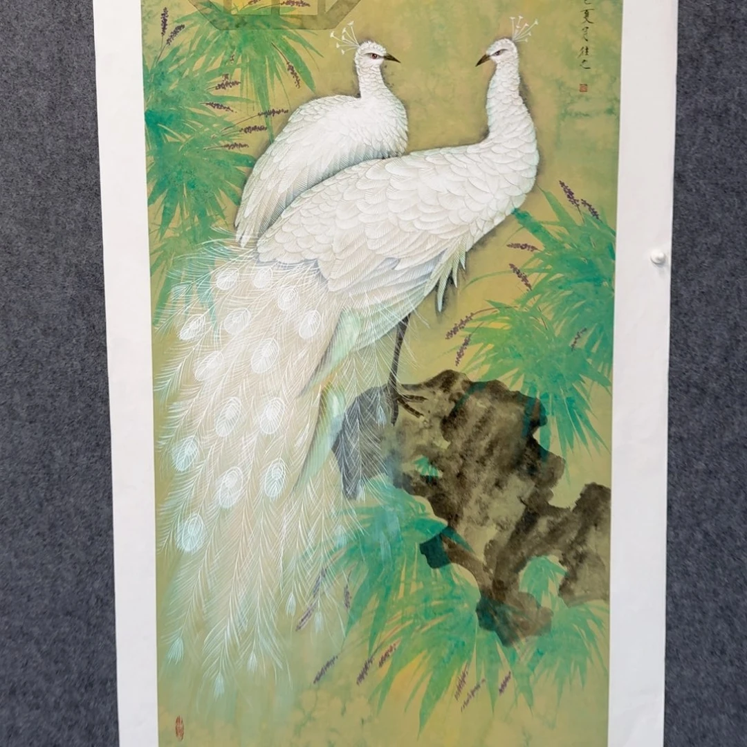 国画国画作品山水花鸟