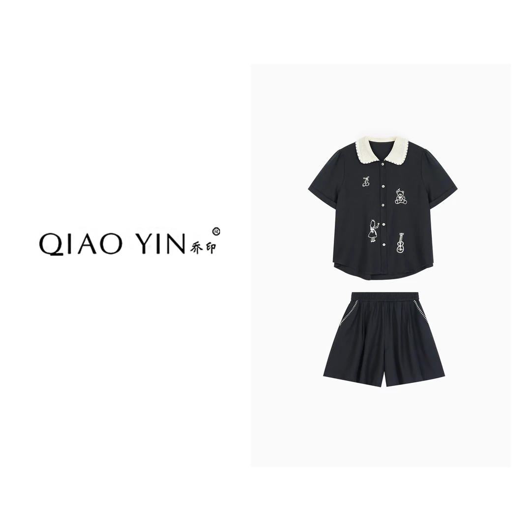 QIAO YIN"女装套装“女士休闲风气质女装时尚套装QY27735