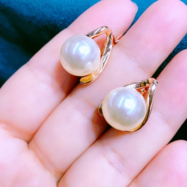 合金仿珍珠耳饰 仿珍珠耳环 مەرۋايىت پاسون ھالقا