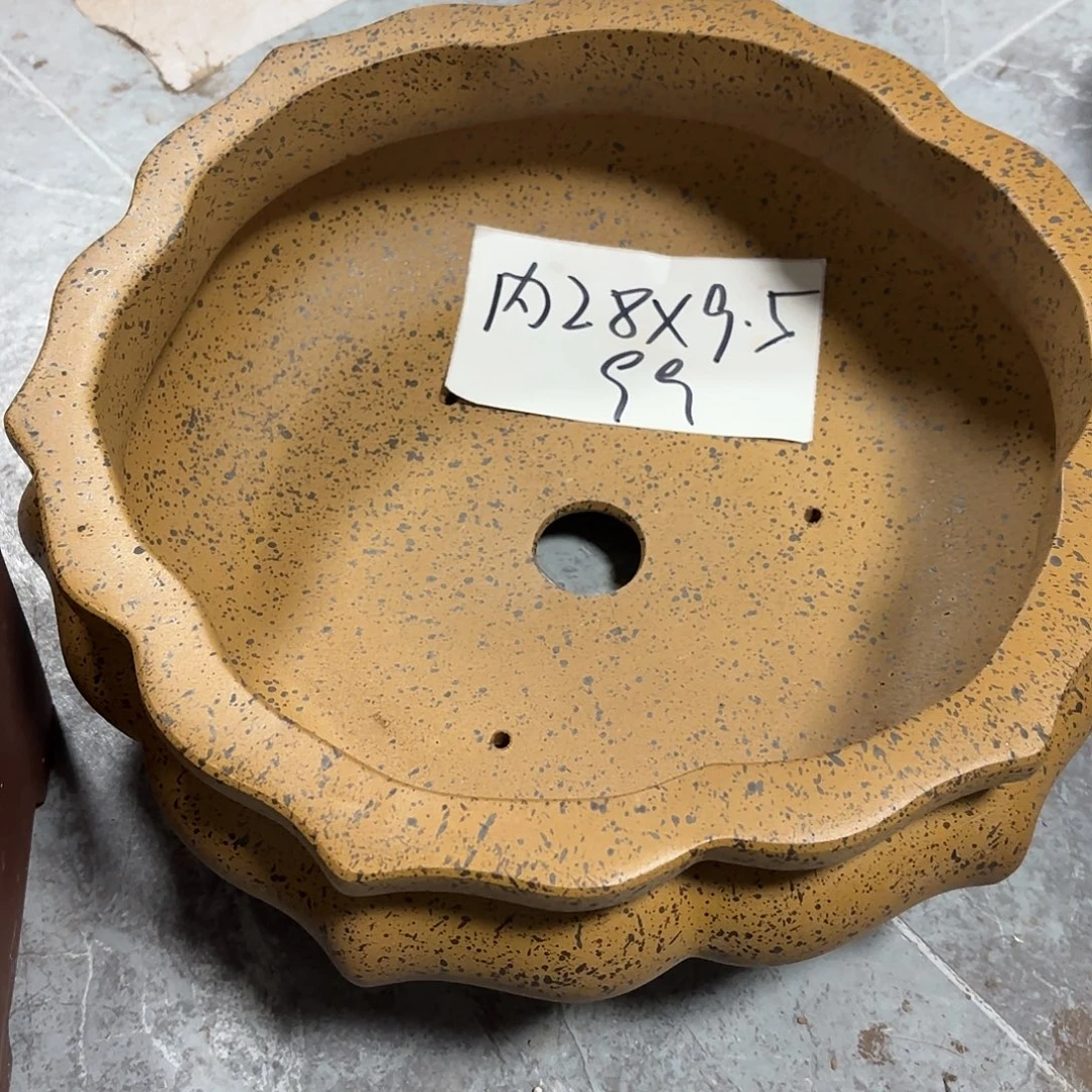 紫砂花盆宜兴紫砂工艺美术大师