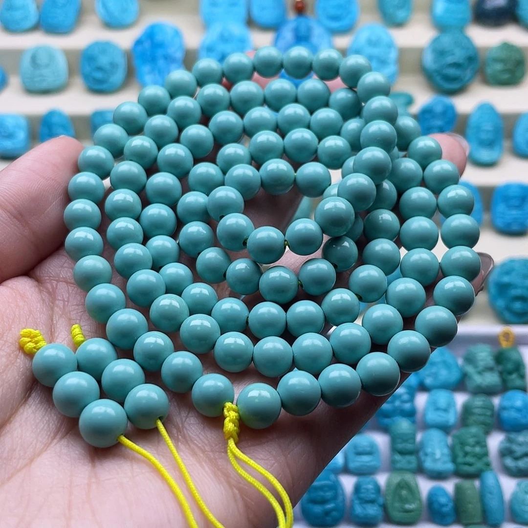 绿松石未镶嵌颈饰7.5mm