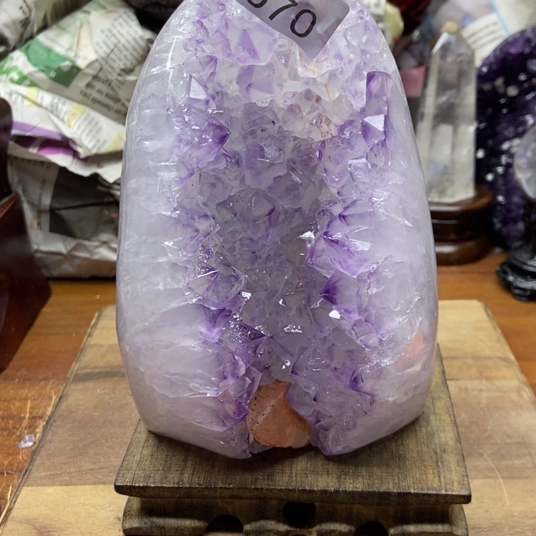 紫晶天然水晶摆件未镶嵌