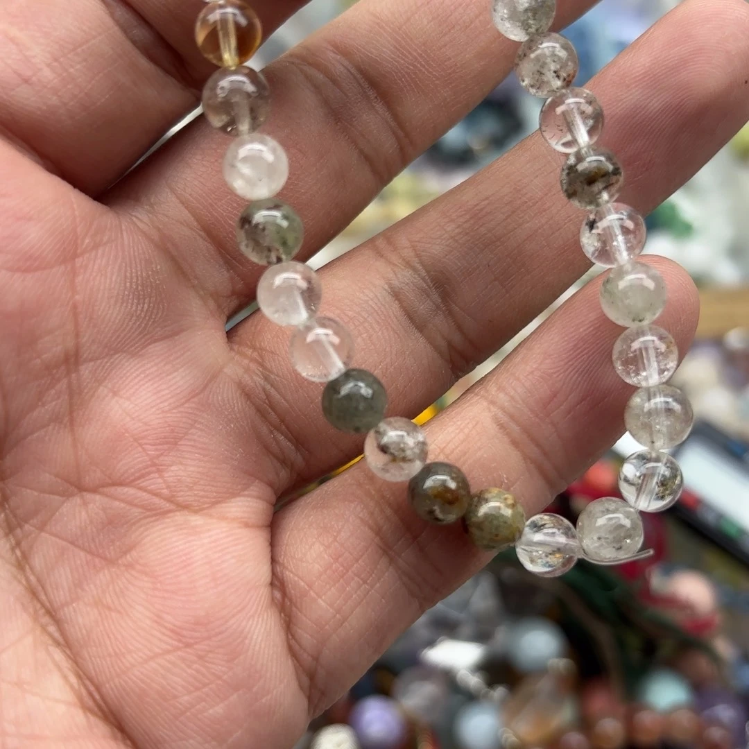 银S925镶嵌水晶手链