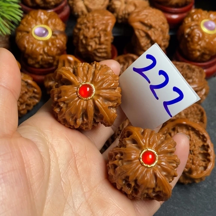 文玩核桃把件磨盘222