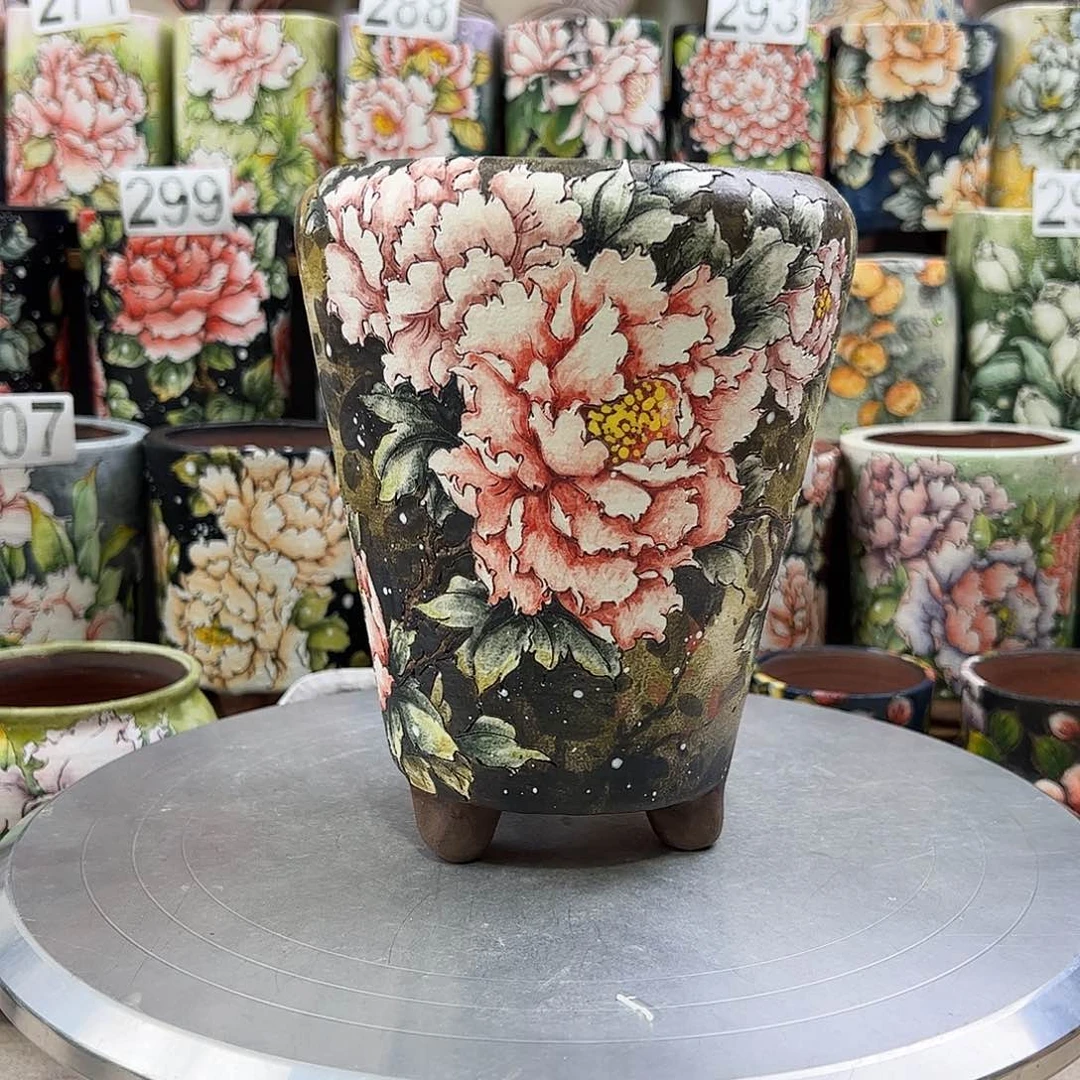 景德镇陶瓷花盆景德镇陶瓷花盆