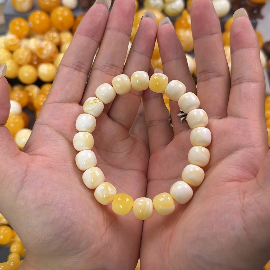 蜜蜡未镶嵌珠宝奇石同料12mm