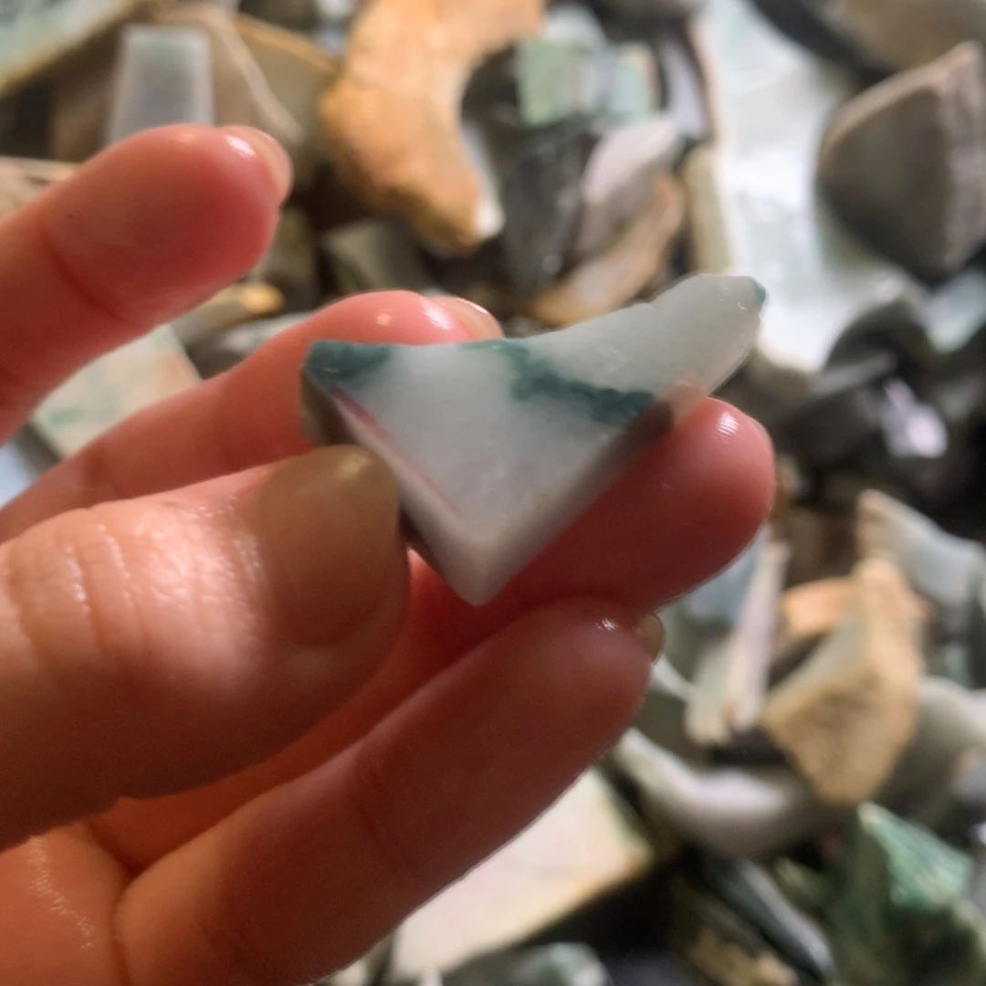 翡翠颈饰未镶嵌缅甸翡翠