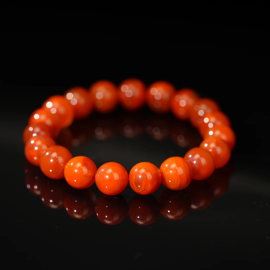 【初见珠宝】南红手串16-2CL357X6【多样性发一件】约10mm＋