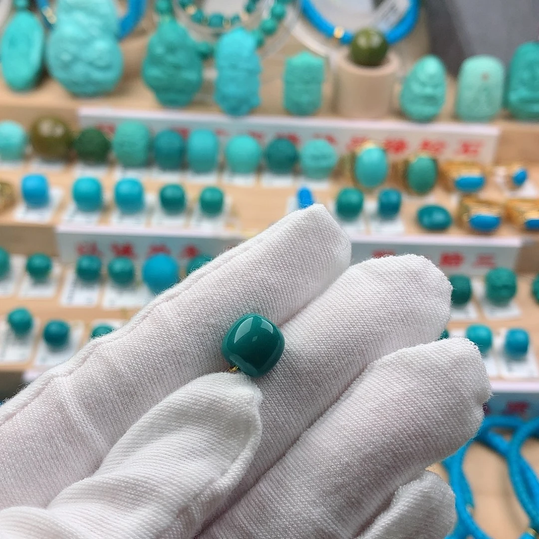 绿松石未镶嵌珠宝奇石9.3-8.8