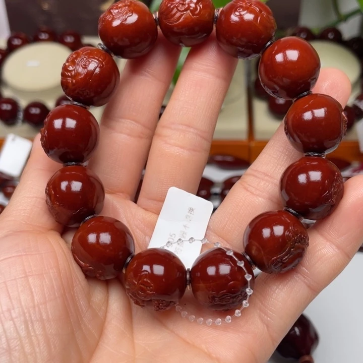 手串橄榄核热****?包浆玉化