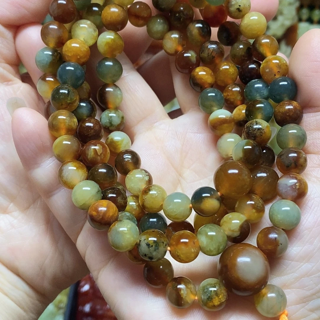 蛇纹石玉未镶嵌手串