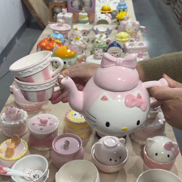 摆件陶欢迎光临陶瓷摆件