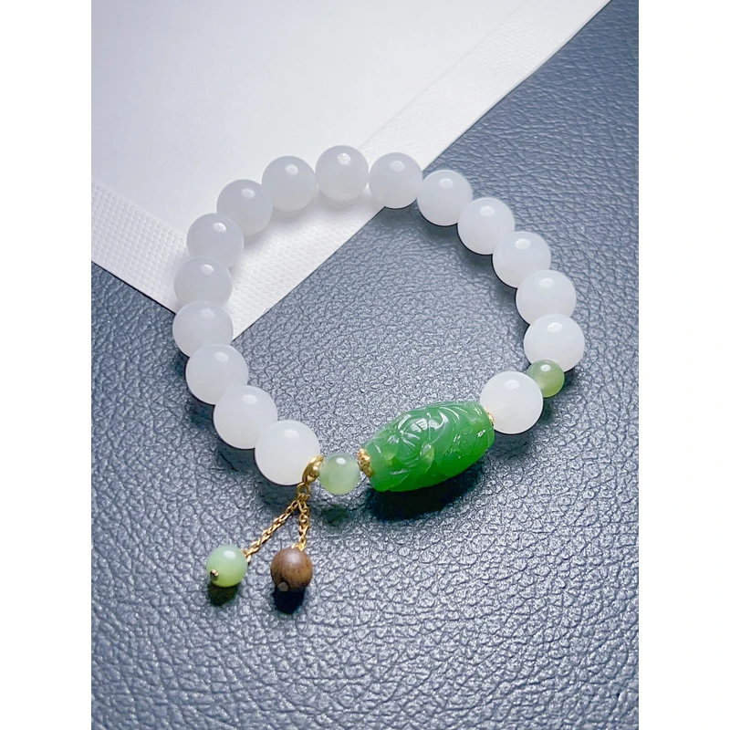 和田玉手串MXS1125-6