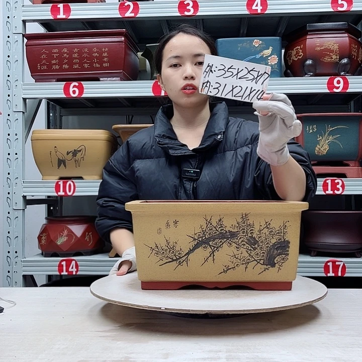 紫砂花盆紫砂花盆