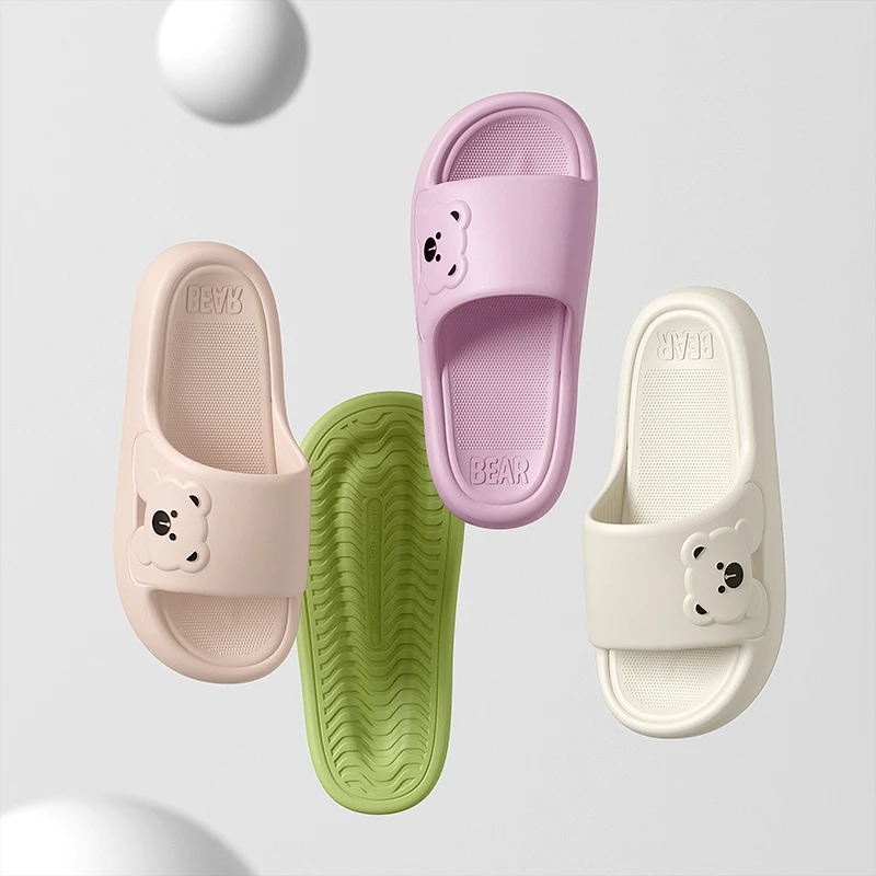 2025新款厚底夏季拖鞋女3CM情侣款厚底居家浴室洗澡凉拖