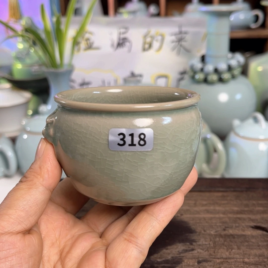 汝州原矿原釉杯杯318