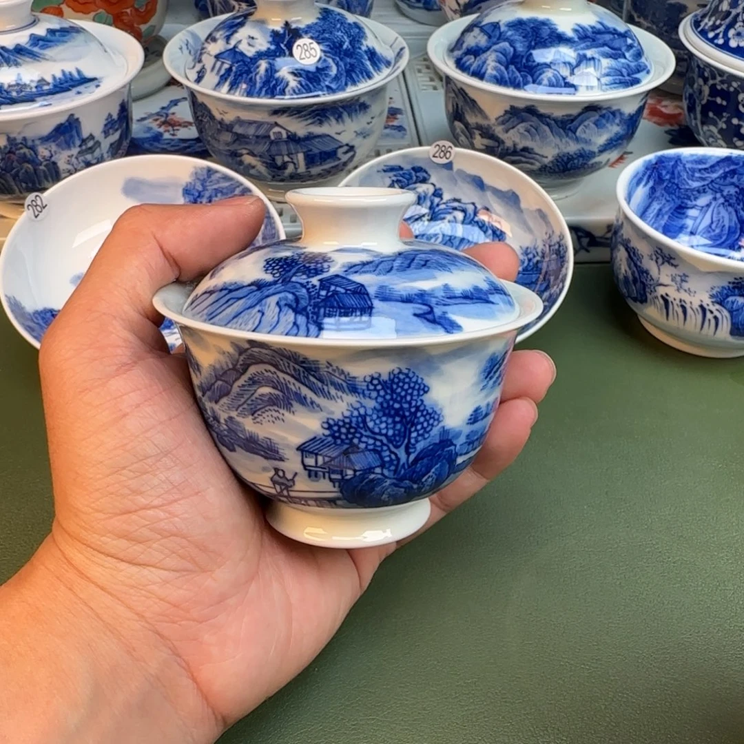陶纯手工纯手绘茶具294