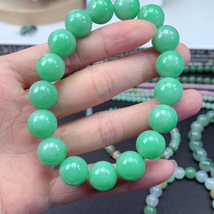 未镶嵌手链翡翠12翡翠手链