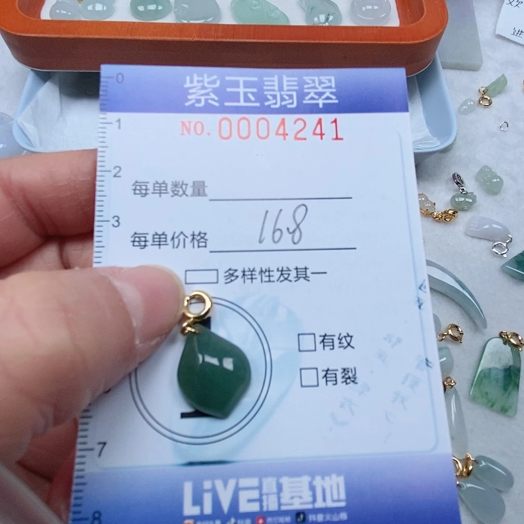 颈饰未镶嵌翡翠冰透随行