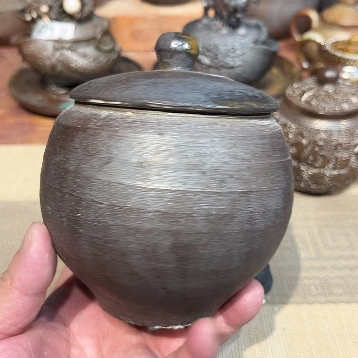 柴烧裸烧茶具放漏391