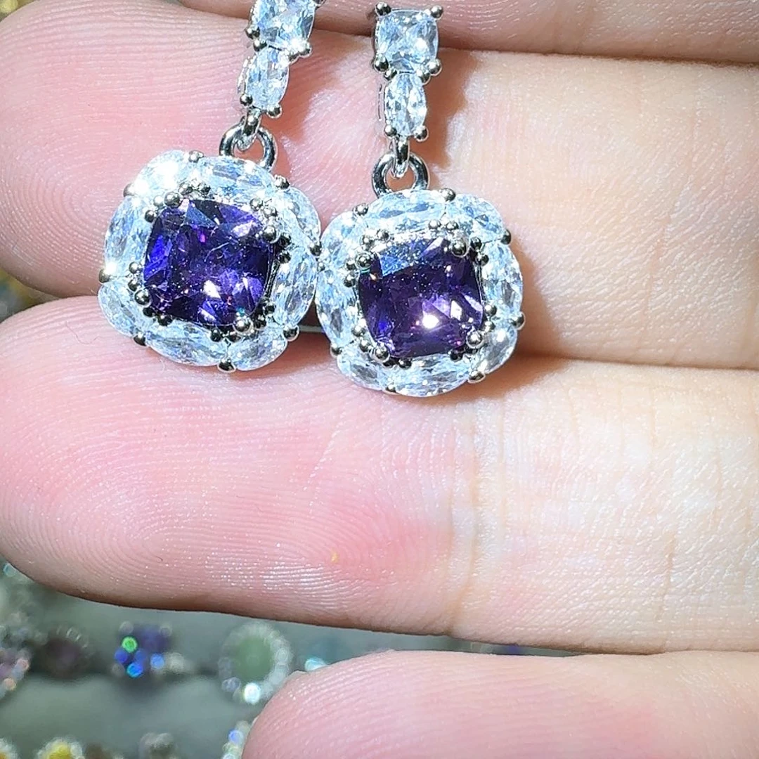 托帕石戒指银S925镶嵌