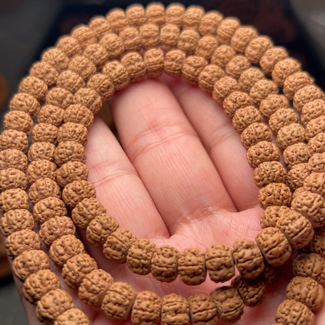 金刚菩提吊坠房*多密纹盘龙尺寸9+