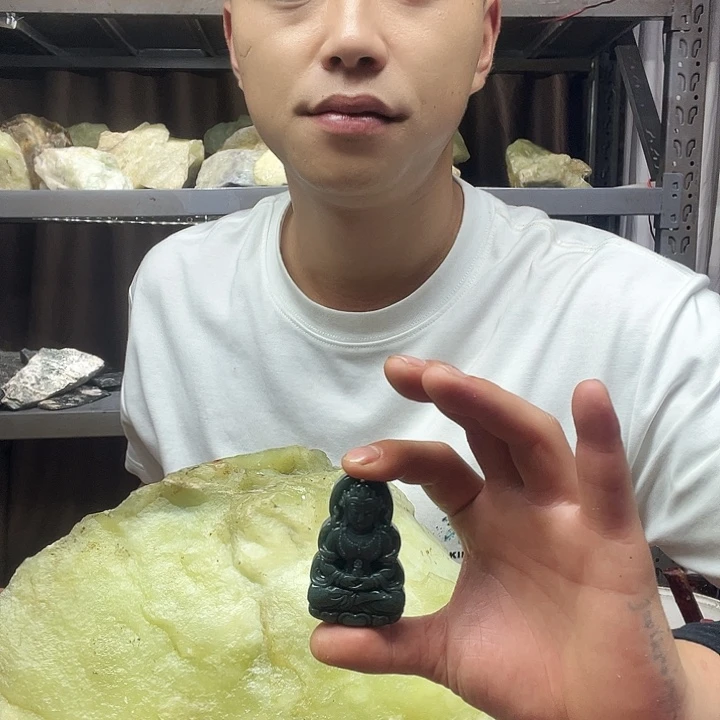 y***l未镶嵌蛇纹石玉珠宝奇石108