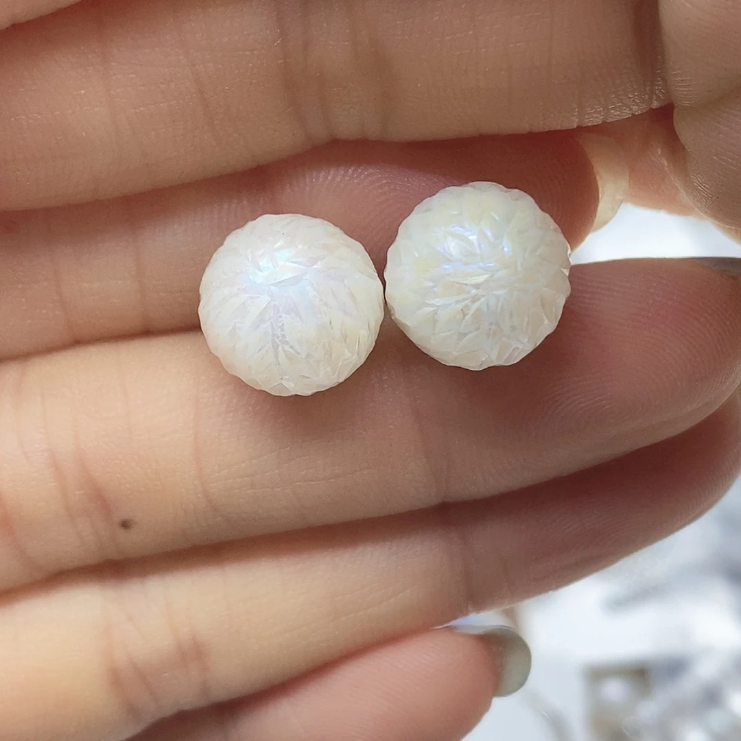 耳钉未镶嵌淡水珍珠