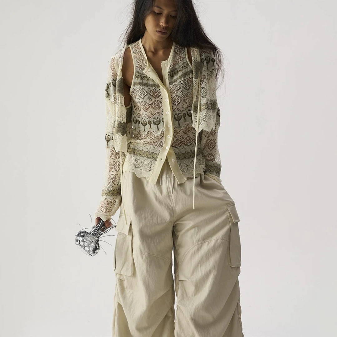 Shelle Artiste 干杯吧钩花开衫