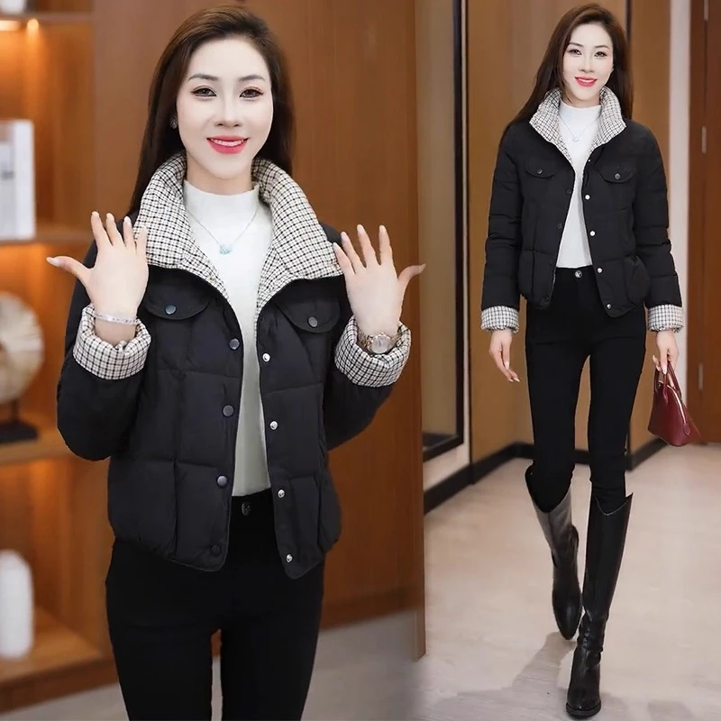 短款棉服女款2025新款冬季棉衣今年流行爆款外套洋气保暖棉袄